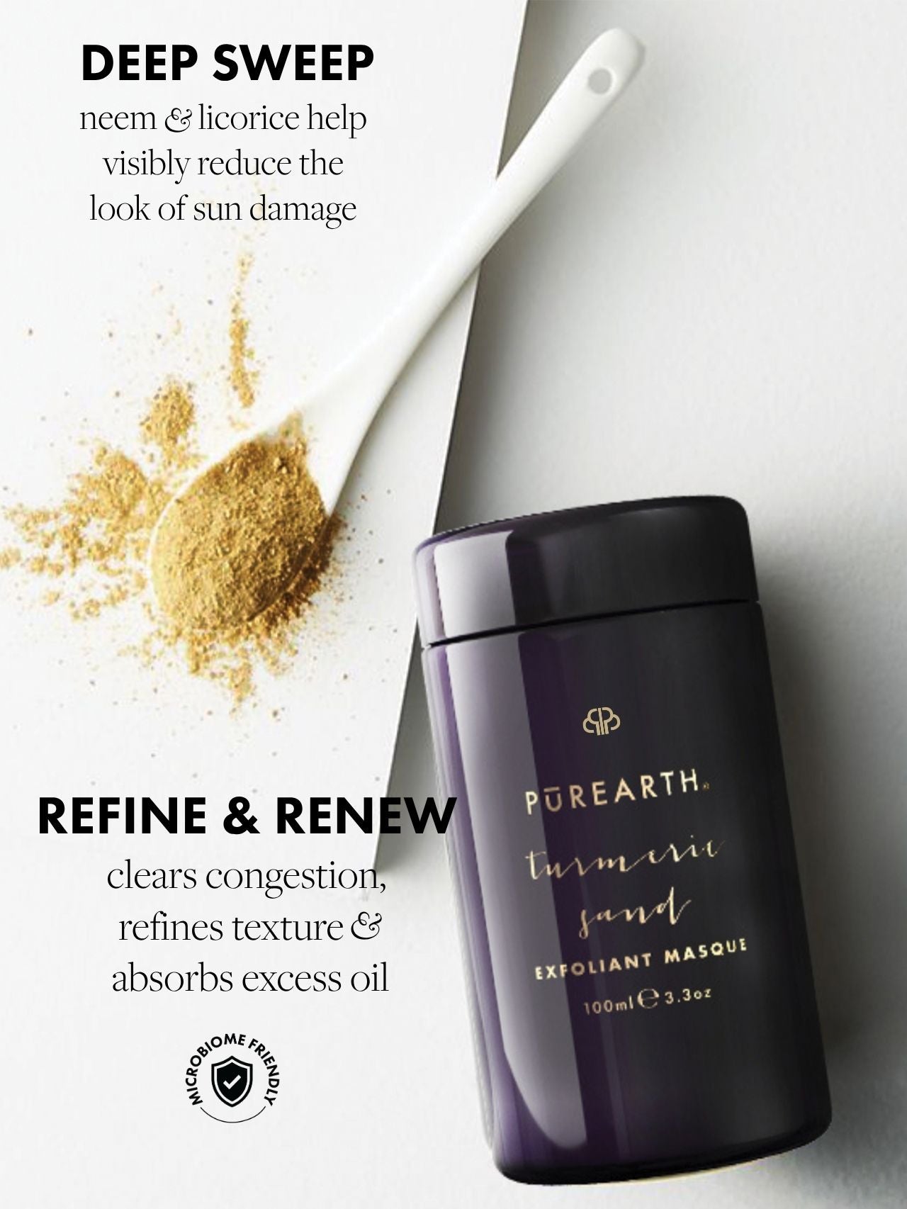 Turmeric Sand Exfoliant Face Masque - Customizable Ayurvedic Glow